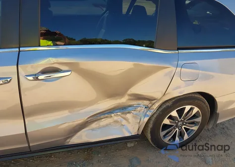 2022 Honda Odyssey Ex-L из США, поврежденный, VIN 5FNRL6H74NB030632